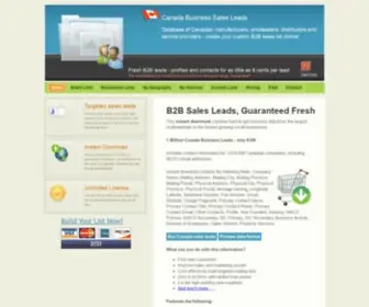 Sales-Lead.ca(Canada sales leads) Screenshot