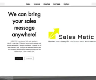 Sales-Matic.com(Sales Matic) Screenshot