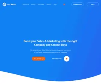 Sales.rocks(Sales & Marketing Automation at scale) Screenshot