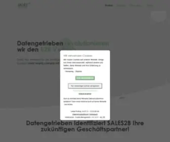 Sales2B.io(Datenbasierter B2B Vertrieb) Screenshot