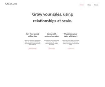 Sales2.com(Sales 2.0) Screenshot