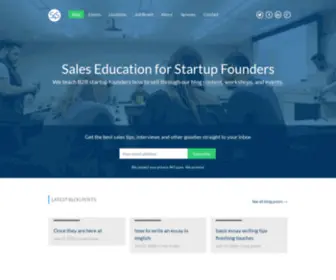 Sales4Startups.org(Sales 4 StartUps) Screenshot