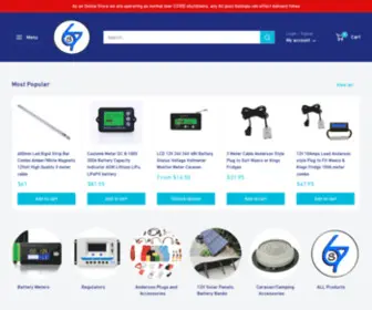 Sales67.com.au(Anderson Plugs LED lights Battery Meters) Screenshot