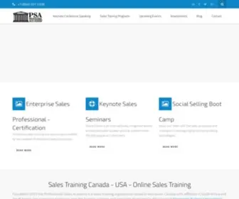 Salesacademy.ca(Sales Training Canada) Screenshot