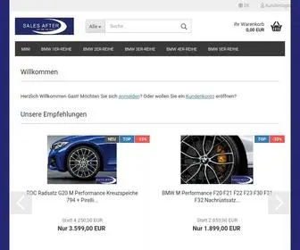 Salesafter.eu(The Online Shop) Screenshot