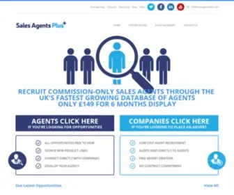 Salesagentsplus.com(Sales Agents Plus) Screenshot