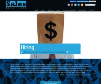 Salesarchitects.com(Building SalesPEOPLE into World) Screenshot