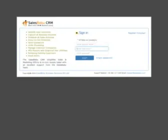 Salesbabucrm.net(Salesbabu Customer Relationship Management Software Ver 10.3 Release 1) Screenshot