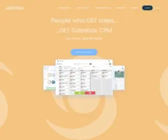 Salesbox.com(2.90 $ for a complete CRM for SMEs) Screenshot