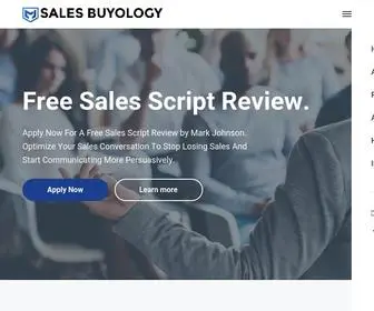 Salesbuyology.com(SALES BUYOLOGY) Screenshot