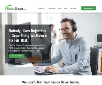 Salesbuzz.com(Best Practice Inside Sales Training Techniques Online Course) Screenshot