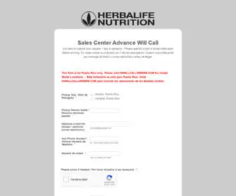 Salescenterawc.com(Sales Center Advance Will Call) Screenshot