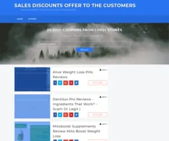 Salesdiscounts.org(Sales discounts) Screenshot