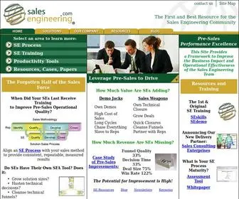 Salesengineering.com(Sales Engineering) Screenshot