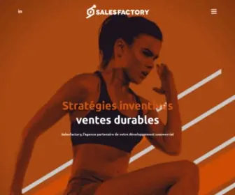 Salesfactory.fr(Stratégies inventives &amp; ventes durables) Screenshot