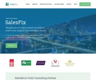 Salesfix.com.au(Salesforce CRM Implementation Services) Screenshot