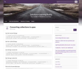 Salesforcebuddy.com(Salesforce Learning Buddy) Screenshot
