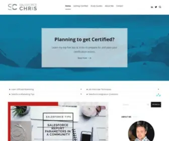 Salesforcechris.com(Salesforce Chris) Screenshot