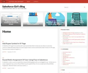 Salesforcegirl.in(Salesforcegirl) Screenshot