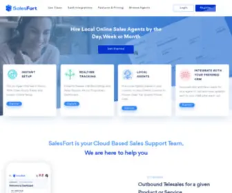 Salesfort.com(Outsourced Sales) Screenshot