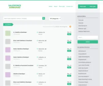 Salesfrcejobboard.com(Salesforce Job Board) Screenshot