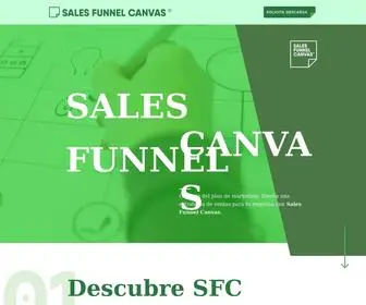 Salesfunnelcanvas.com(Sales Funnel Canvas) Screenshot