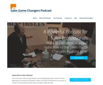 Salesgamechangerspodcast.com(Sales Game Changers Podcast) Screenshot