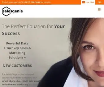 Salesgenie.com(Data Axle Genie) Screenshot