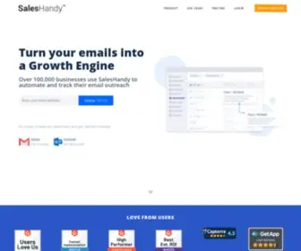 Saleshandy.com(Cold Email Software) Screenshot