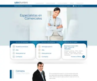 Saleshunter.co(Sales Hunters. Especialistas en selección comercial) Screenshot