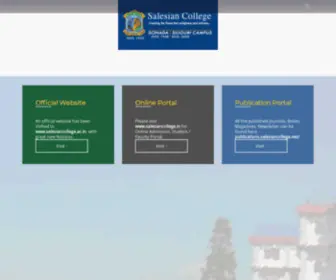 Salesiancollege.net(Salesiancollege) Screenshot