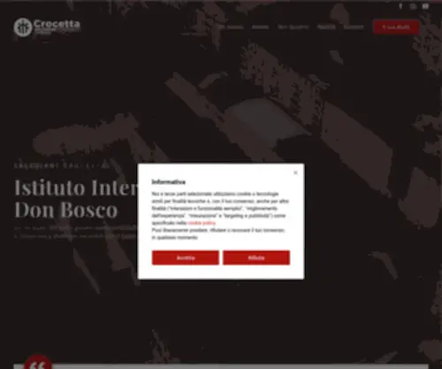 Salesianicrocetta.it(Istituto Internazionale Crocetta) Screenshot