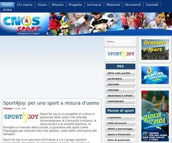 Salesianiperlosport.org(CNOS Sport) Screenshot