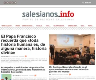 Salesianos.info(Portal de Noticias Salesianas) Screenshot