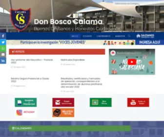 Salesianoscalama.cl(Colegios Salesianos de Chile) Screenshot