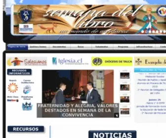 Salesianostalca.cl(Colegios Salesianos de Chile) Screenshot