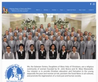 Salesiansisterswest.org(Salesian Sisters of Saint John Bosco) Screenshot