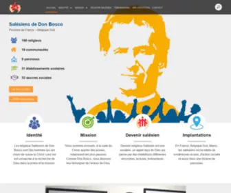 Salesien.com(Province de France) Screenshot