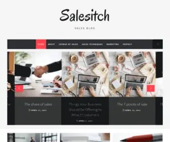 Salesitch.com(Sales and Marketing Blog) Screenshot