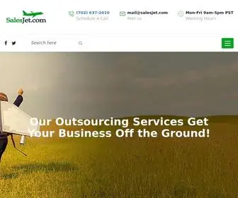 Salesjet.com(Outsourcing Services) Screenshot