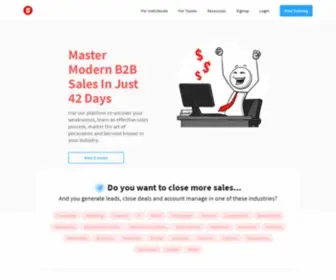 Salesman.org(Master Modern B2B Sales In Just 42 Days) Screenshot