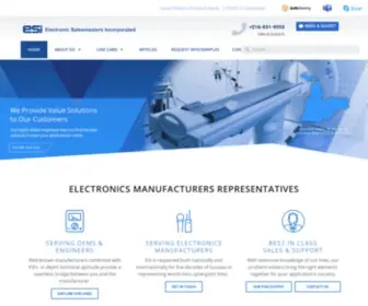 Salesmasters.com(Electronics Manufacturers Representatives) Screenshot