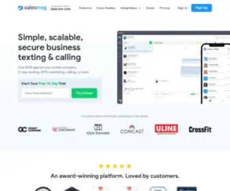 Salesmessage.com(Two-Way Business Text Messaging Software) Screenshot