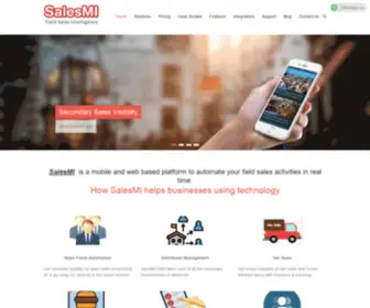 Salesmi.in(Sales Force Automation (SFA) Software in Mumbai) Screenshot