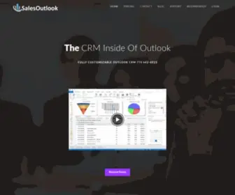 Salesoutlook.com(Outlook CRM for Outlook Integration) Screenshot