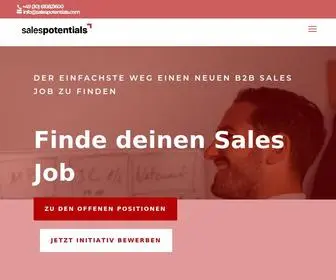 Salespotentials.com(Die besten Sales) Screenshot