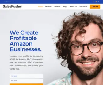 Salespusher.com(Hire Amazon PPC Consultant) Screenshot