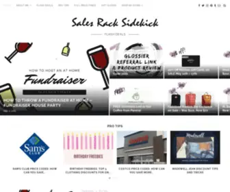 Salesracksidekick.com(Sales Rack Sidekick) Screenshot