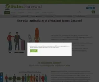 Salesrenewal.com(Small Business Strategies and Services for Growth) Screenshot