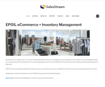 Salesstream.co.uk(EPOS, eCommerce) Screenshot